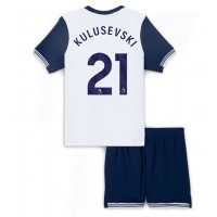 Fotbalové Dres Tottenham Hotspur Dejan Kulusevski #21 Dětské Domácí 2024-25 Krátký Rukáv (+ trenýrky)